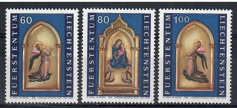 Znaczek Liechtenstein 1995 Mi 1120-1122 Czyste **