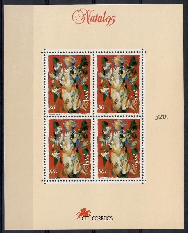 Znaczek Portugalia 1995 Mi bl 112II(BN3) Czyste **
