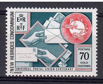 Znaczek Nowe Hebrydy 1974 Mi 399 Czyste **