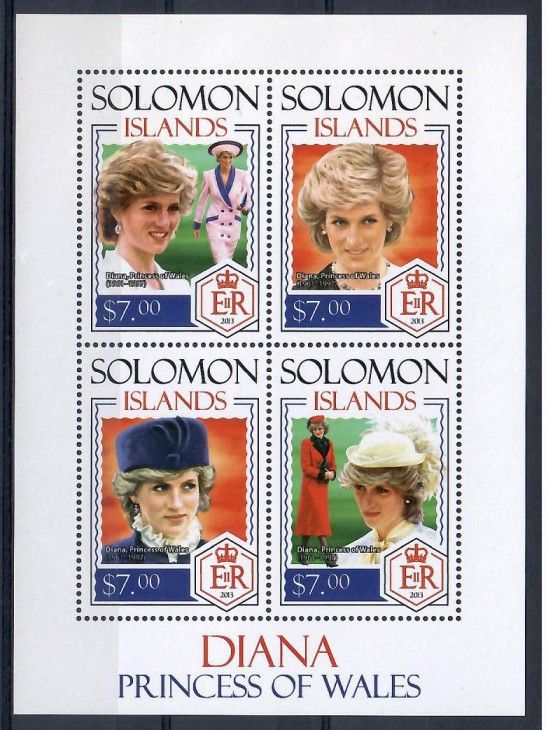 Znaczek Wyspy Salomona 2014 Mi ark 2367-2370 Czyste **