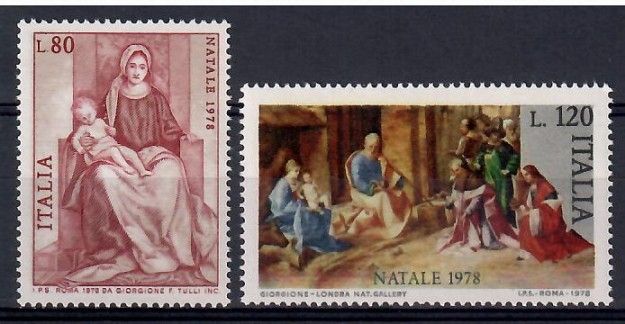 Znaczek Włochy 1978 Mi 1630-1631 Czyste **