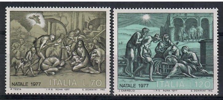 Znaczek Włochy 1977 Mi 1596-1597 Czyste **