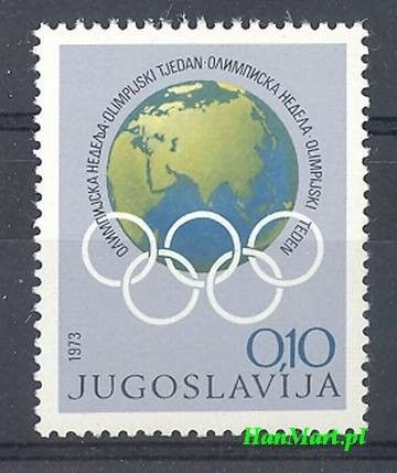 Znaczek Jugosławia 1973 Mi zwa 45 Czyste **