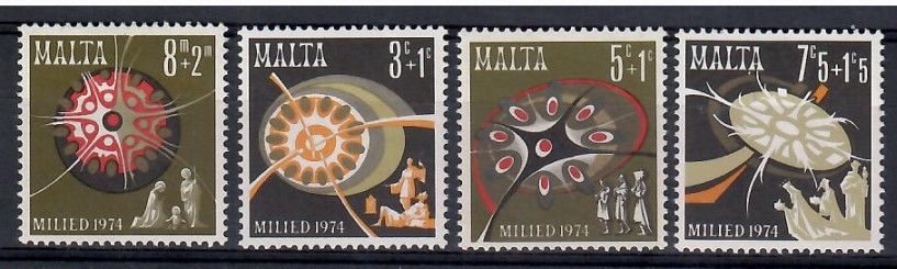 Znaczek Malta 1974 Mi 501-504 Czyste **