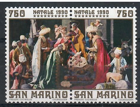 Znaczek San Marino 1990 Mi 1463-1464 Czyste **