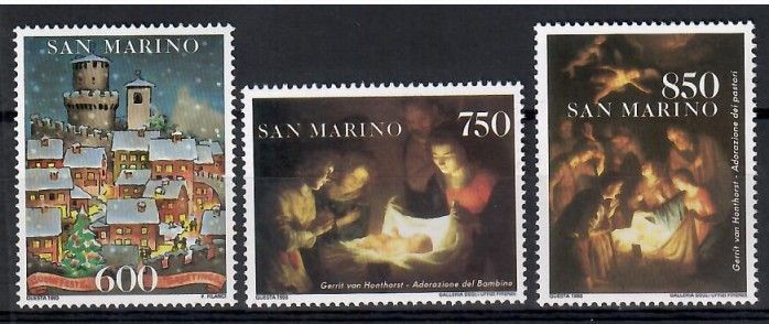Znaczek San Marino 1993 Mi 1555-1557 Czyste **