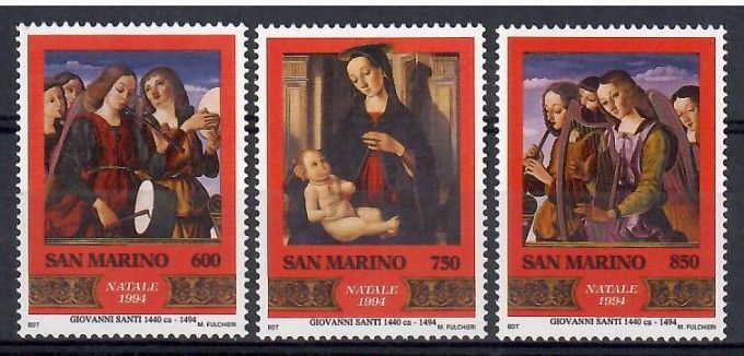 Znaczek San Marino 1994 Mi 1587-1589 Czyste **