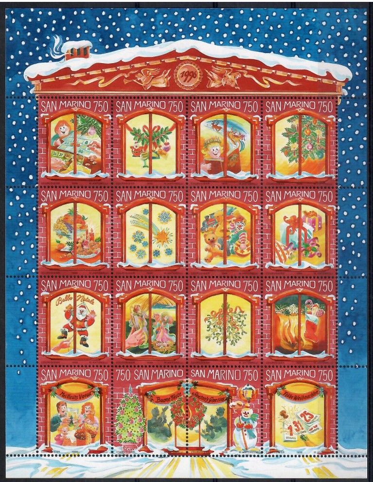 Znaczek San Marino 1996 Mi ark 1682-1697 Czyste **