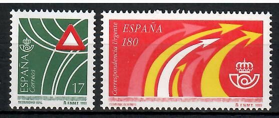 Znaczek Hiszpania 1993 Mi 3107-3108 Czyste **