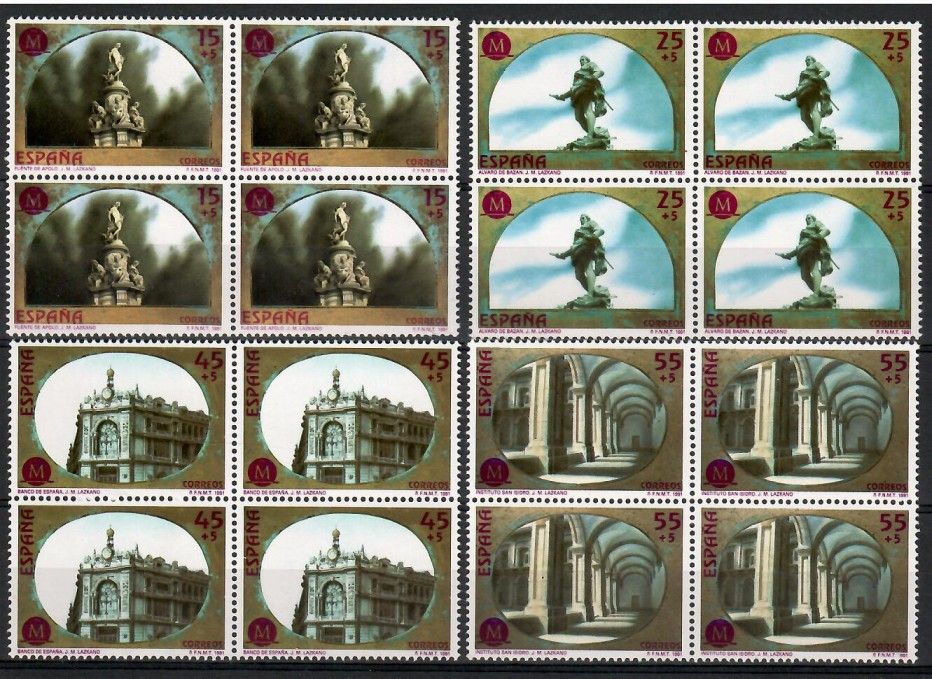 Znaczek Hiszpania 1991 Mi 2996-2999 Czyste **