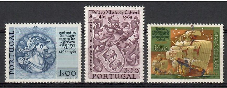 Znaczek Portugalia 1969 Mi 1067-1069 Czyste **
