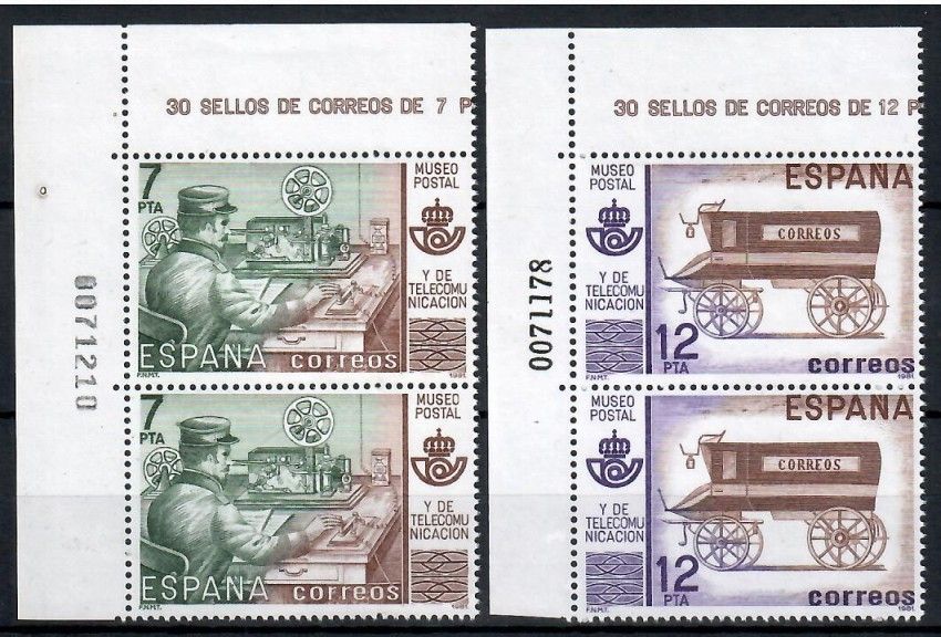 Znaczek Hiszpania 1981 Mi 2526-2527 Czyste **