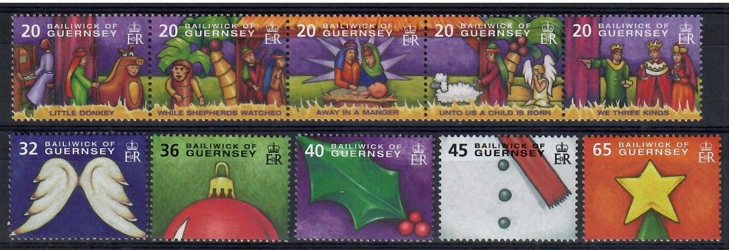 Znaczek Guernsey 2004 Mi 1023-1032 Czyste **
