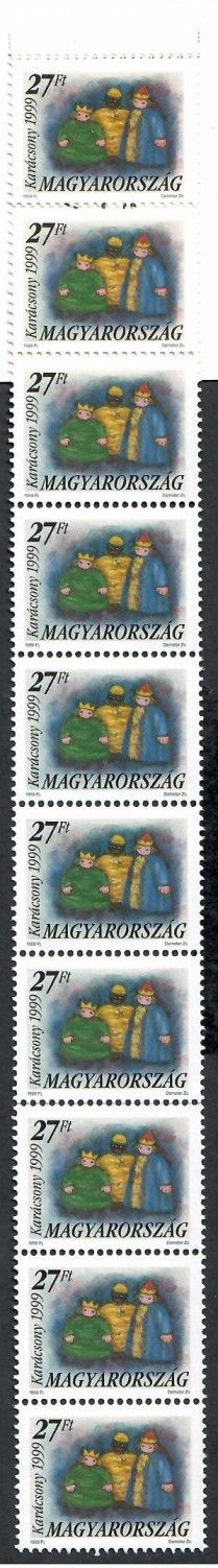 Znaczek Węgry 1999 Mi mh 4567 Czyste **