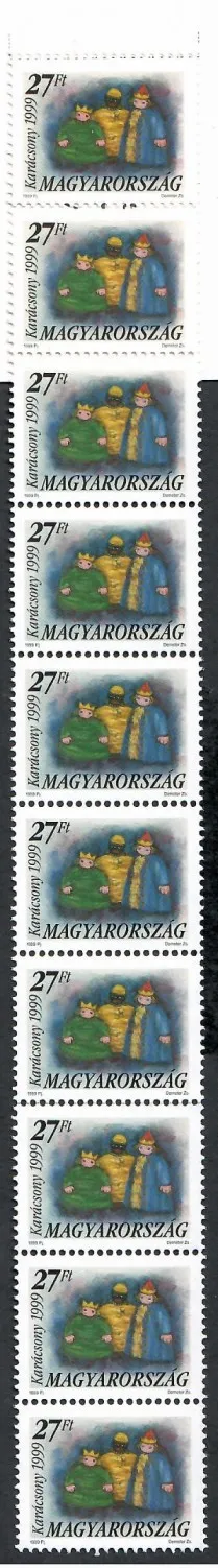 Znaczek  Węgry 1999 Mi mh 4567 Czyste **
