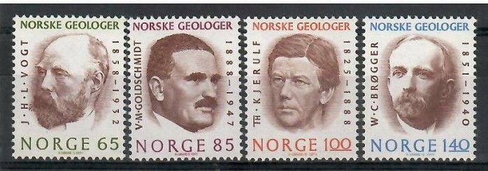 Znaczek Norwegia 1974 Mi 687-690 Czyste **