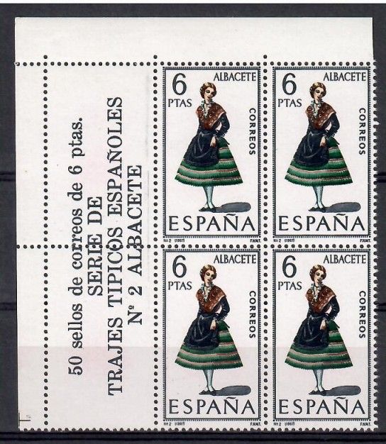 Znaczek Hiszpania 1967 Mi 1663 Czyste **