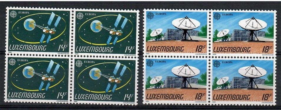 Znaczek Luksemburg 1991 Mi 1271-1272 Czyste **