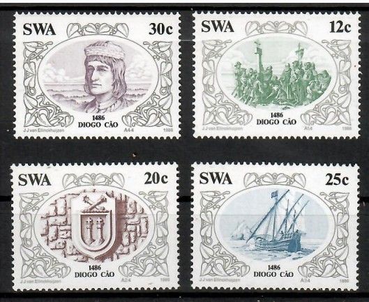 Znaczek Namibia 1986 Mi 583-586 Czyste **