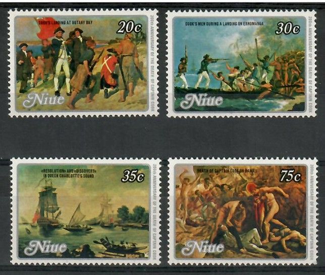 Znaczek Niue 1979 Mi 256-259 Czyste **