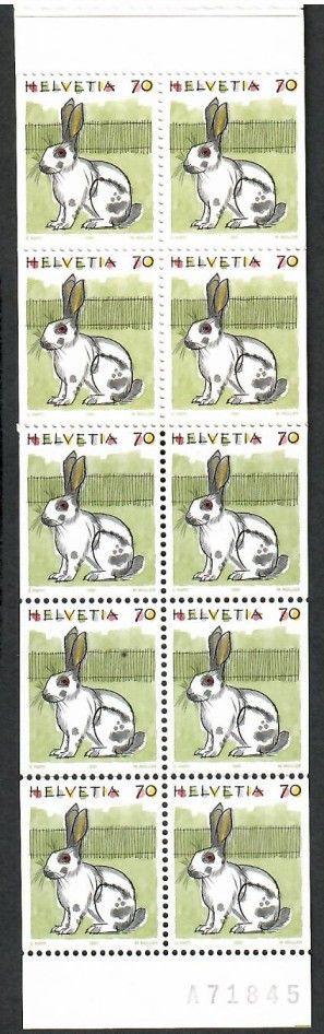 Znaczek Szwajcaria 1995 Mi mh O-101 Czyste **