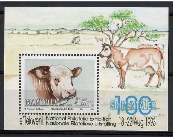 Znaczek Namibia 1993 Mi bl 18 Czyste **