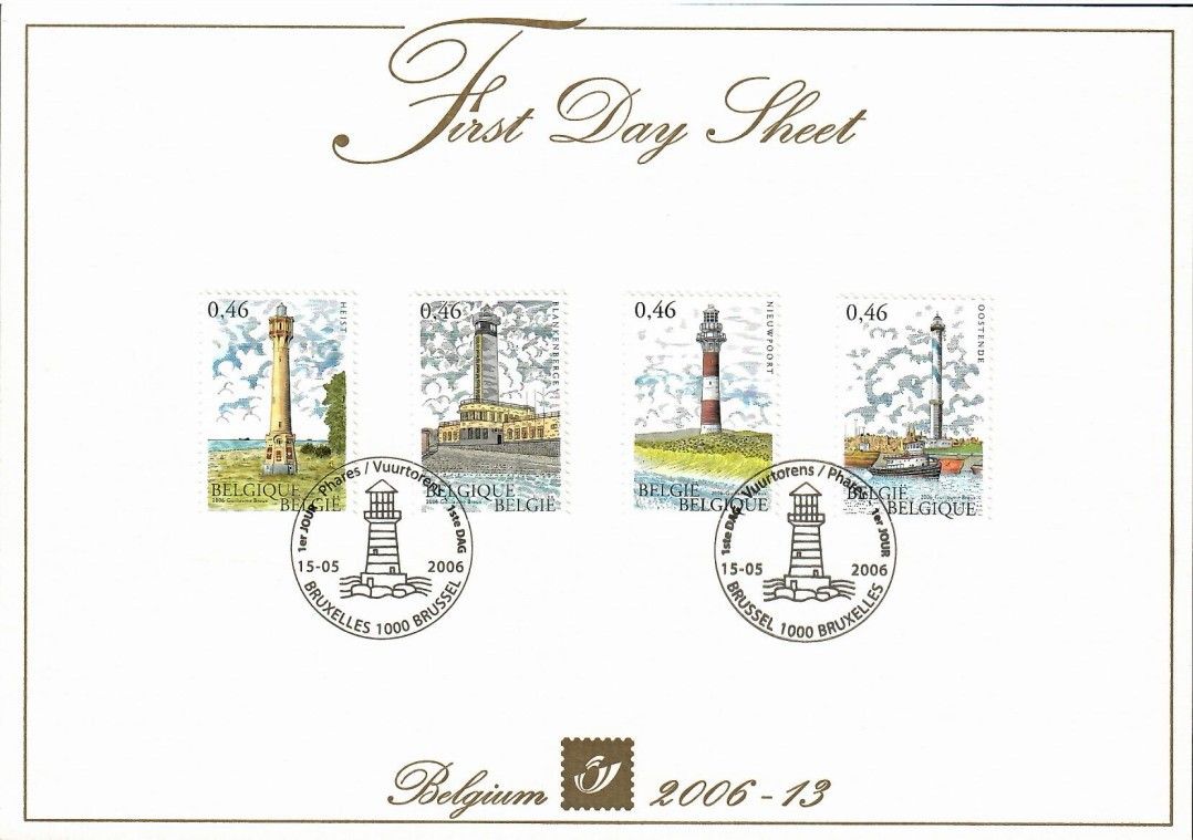 Znaczek Belgia 2006 Mi 3577-3580 FDC