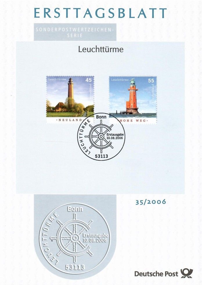 Znaczek Niemcy 2006 Mi (35-2006) FDC