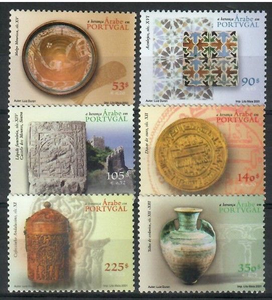 Znaczek Portugalia 2001 Mi 2490-2495 Czyste **
