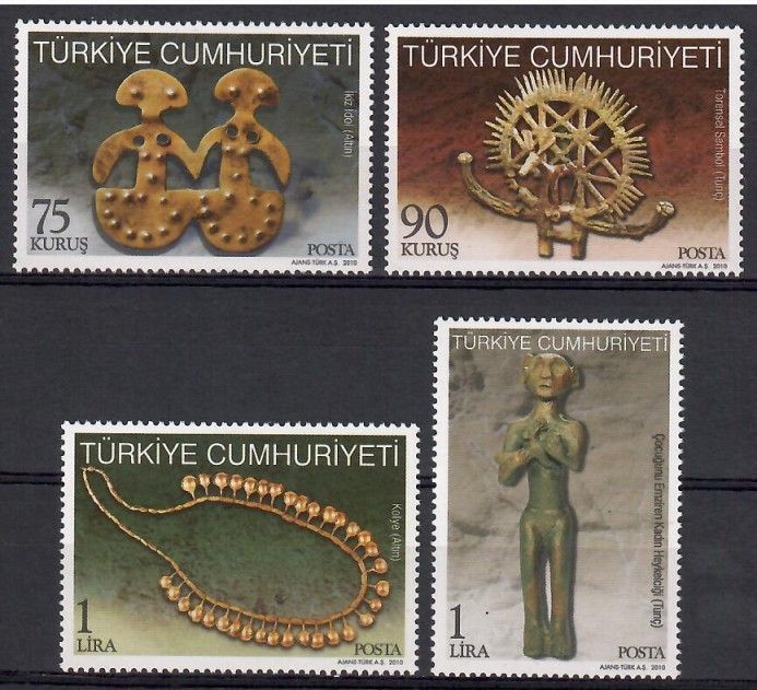 Znaczek Turcja 2010 Mi 3810-3813 Czyste **