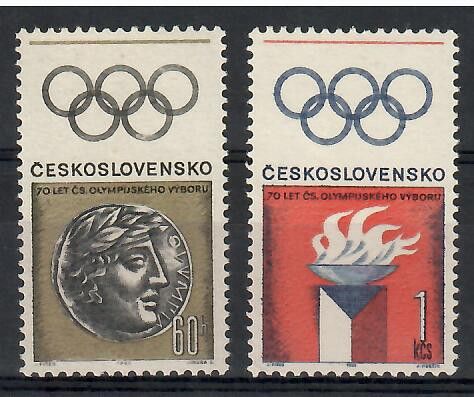 Znaczek Czechosłowacja 1966 Mi 1642-1643 Czyste **
