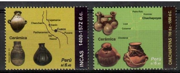 Znaczek Peru 2011 Mi 2514-2515 Czyste **