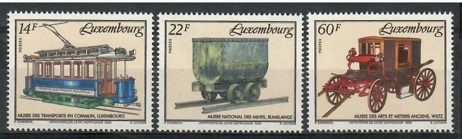 Znaczek Luksemburg 1993 Mi 1324-1326 Czyste **