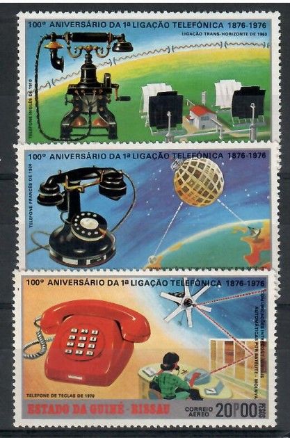 Znaczek Gwinea Bissau 1976 Mi 400-402 Czyste **