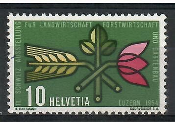 Znaczek Szwajcaria 1954 Mi 593 Czyste **