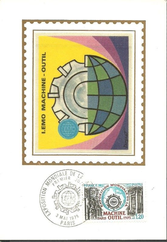 Znaczek Francja 1975 Mi S1917 Karta Max