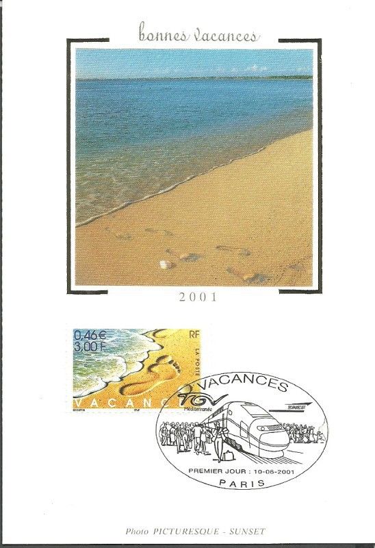 Znaczek Francja 2001 Mi S3539 Karta Max