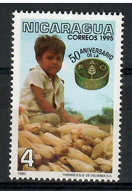 Znaczek Nikaragua 1995 Mi 3607 Czyste **