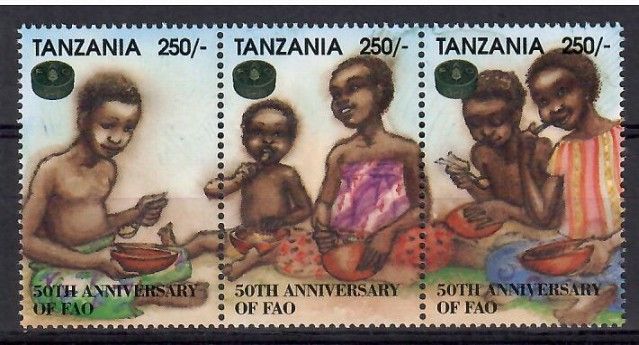 Znaczek Tanzania 1995 Mi 2096-2098 Czyste **
