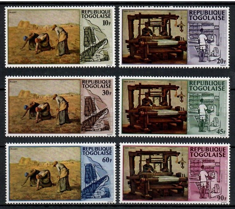 Znaczek Togo 1968 Mi 635-640 Czyste **
