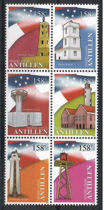 Znaczek Antyle Holenderskie 2008 Mi 1606-1611 Czyste **