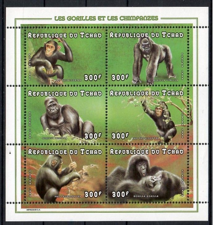 Znaczek Czad 1998 Mi ark 1697-1702 Czyste **