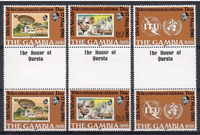 Znaczek Gambia 1981 Mi 421-423 Czyste **