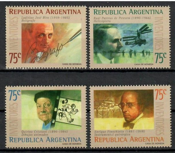Znaczek Argentyna 1994 Mi 2219-2222 Czyste **