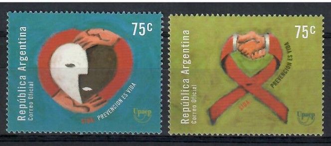 Znaczek Argentyna 2000 Mi 2578-2579 Czyste **