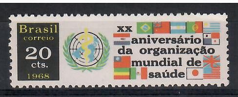 Znaczek Brazylia 1968 Mi 1192 Czyste **