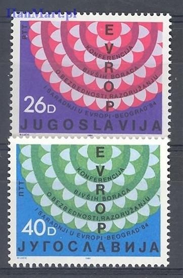 Znaczek Jugosławia 1984 Mi 2071-2072 Czyste **
