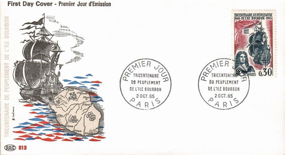 Znaczek Francja 1965 Mi 1525 FDC