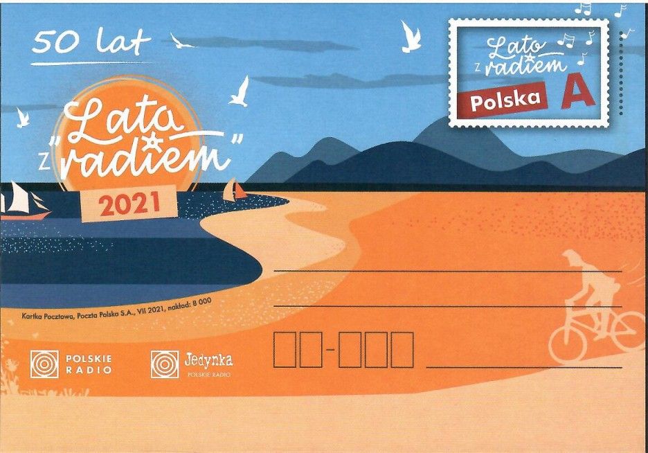 Znaczek Polska 2021 Fi Cp 1926 Całostka pocztowa