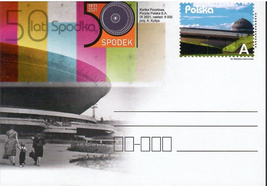 Znaczek Polska 2021 Fi Cp 1938 Całostka pocztowa